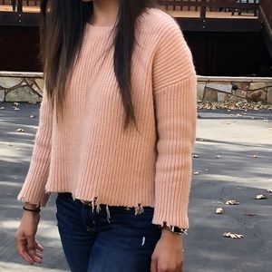 Forever21 distressed sweater